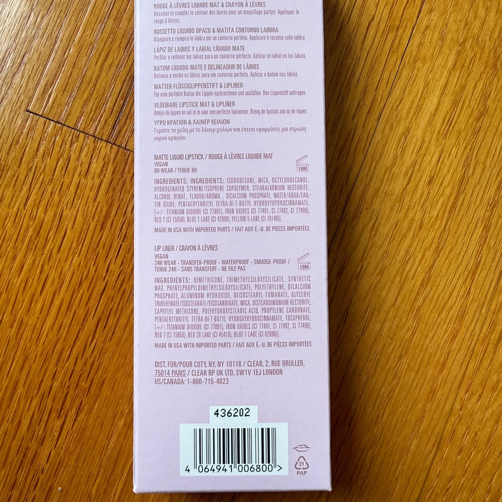 Kylie Matte Lip Kit - NWT - Snow Way Bae (302) - Picture 6 of 7
